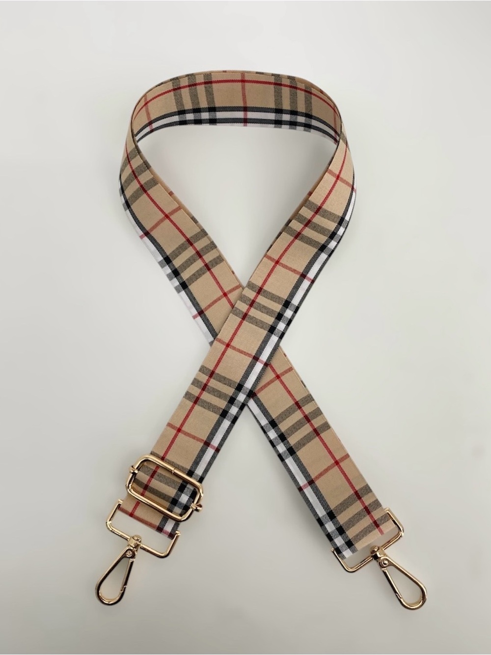Tartan Check Print Fabric Purse Strap Replacement - Picture 2 of 5